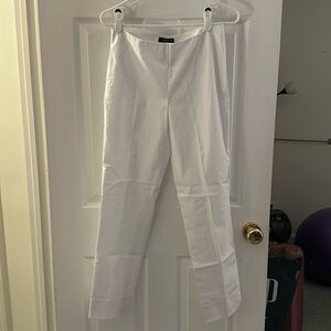 Lafayette 148 White Woven Pants